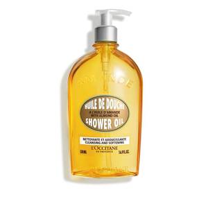 lot 39535 image: LOCCITANE Cleansing & Softening Almond Shower Oil. 16.90 fl oz - Retail $12