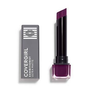 lot 39564 image: COVERGIRL Exhibitionist Ultra-Matte Lipstick, Transfer-Proof, .11 Fl Oz, 1 Count, Matte Lipstick, Long Lasting, No Cracking or Flaking, Increases Lip Moisture - Retail $12