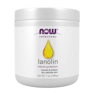 lot 39565 image: NOW Solutions, Lanolin, For Rough Dry Skin, 7 oz - Retail $14