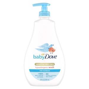 lot 39573 image: Baby Dove Sensitive Skin Care Baby Wash For Baby Bath Time Rich 20 oz - Retail $18