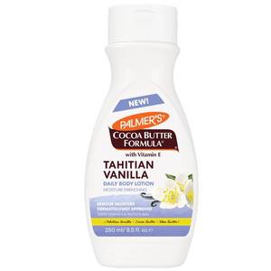 lot 39632 image: Palmers Tahitan Vanilla Body Lotion with Vitamin E for Dry Skin (8.5 Oz) - Retail $7