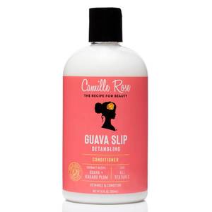 lot 39642 image: Camille Rose Guava Slip Detangling Conditioner, with Guava, Kakadu Plum and Soursop to Detangle, Condition and Revive, for All Hair Textures, 12 fl oz - Retail $16