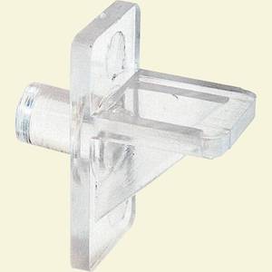 lot 39670 image: 14 in.  Clear Plastic  Locking Shelf Support Peg (8-pack) - Retail $5