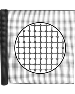 lot 230 image: Fencer Wire 3 ft. x 15 ft. Hardware Netting & Plastic Mesh, Tree Guard Barrier from Rabbits, Deer and Rodents, Deck Guard, Indoor or Outdoor Balcony Safety Net for Pet or Child - Retail $30
