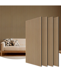 lot 272 image: High-Density Polyester Fiber Acoustic Panel 47.2x23.6x0.39 inch Set of 6 - Retail $150