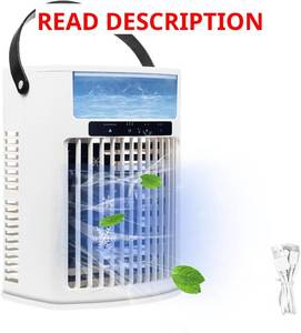 lot 2407 image: 4-in-1 Portable Air Conditioner, Cooler, 5 Speeds, 3 Timings, USB