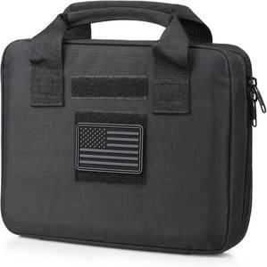 lot 2459 image: LIVANS Tactical Pistol Handgun Case Bag, Soft Pistol Case