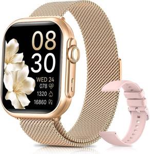 lot 2483 image: $71 1.83 Smart Watches for Women (AndroidiPhone), with 1000mAh Battery, 5