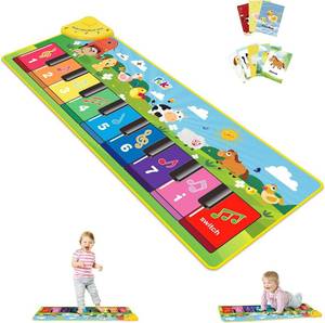 lot 2489 image: FOKI Floor Piano Mat, Baby & Toddler Toys for 1-3 Year Old Boys & Girls