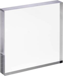 lot 2528 image: CiaoHER 10in Square Acrylic Cube Display Block, 1in Thickness
