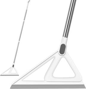 lot 2530 image: Magic Broom Squeegee for Floor, Rubber Silicone, 54 Inch (Grey)