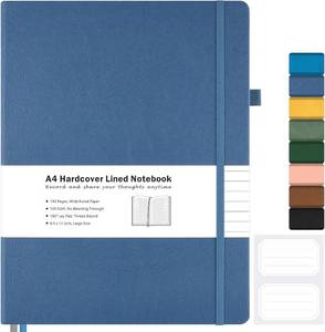 lot 2531 image: Lined Journal Notebook, 8.5 x 11 Hardcover Leather Notebook for Work