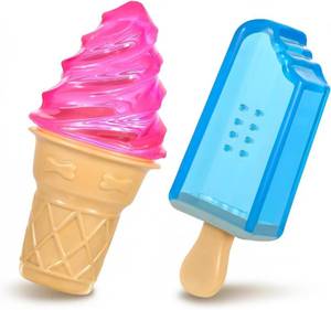 lot 2539 image: Pawaboo Dog Cooling Chew Toys, 2 Pack Freeze Pet Teething Toys for Cooling