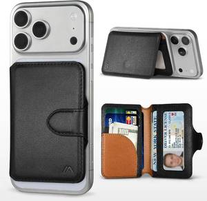 lot 2563 image: for MagSafe Wallet, Magnetic Phone Wallet RFID Blocking Strong Magnet