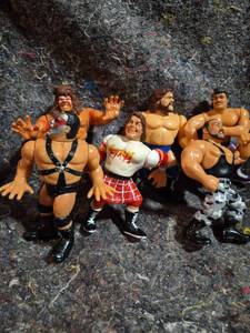 lot 15 image: Wrestling Action Figures Lot of 6