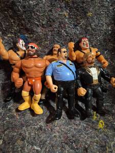 lot 16 image: Professional Wrestling Action Figures Lot 5 Figures