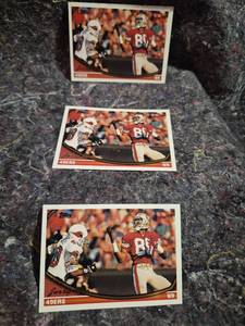 lot 40 image: 1994 Topps Jerry Rice 320 - Lot of 3