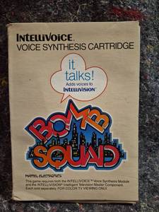 lot 100 image: Mattel IntelliVoice Voice Synthesis Cartridge Bomb Squad