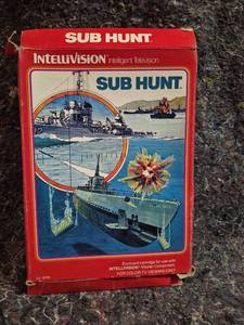 lot 101 image: Intellivision Sub Hunt Cartridge No. 3408