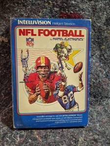 lot 103 image: Mattel Electronics Intellivision NFL Football Cartridge No. 2610