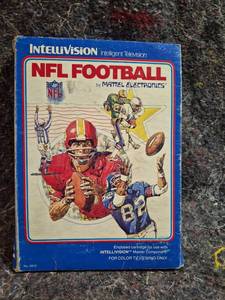 lot 104 image: Mattel Electronics Intellivision NFL Football No. 2610