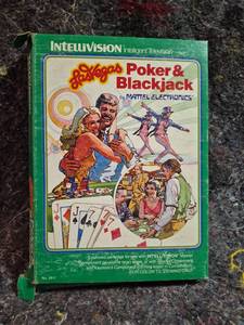 lot 106 image: Mattel Intellivision Las Vegas Poker & Blackjack Cartridge No. 2611