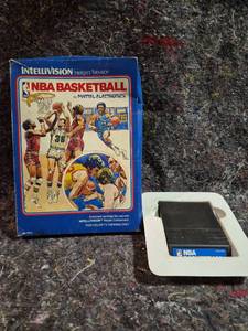 lot 116 image: Mattel Electronics NBA Basketball Intellivision Cartridge No. 2615