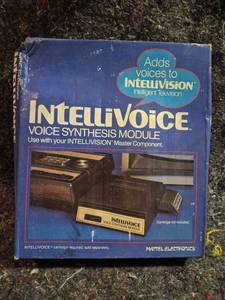 lot 121 image: Mattel IntelliVoice Voice Synthesis Module for Intellivision - Appears Unused