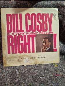 lot 133 image: Bill Cosby Is a Very Funny Fellow Right Vinyl Record W 1518 - Note Cover Condition - Record is Clean
