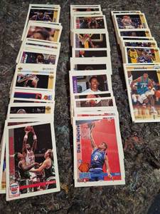 lot 207 image: NBA Basketball Trading Cards Lot Upper Deck Hoops 1990s