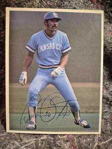 lot 219 image: Kansas City Royals Baseball Player Signed Photo