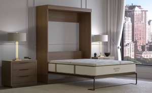 lot 6561 image: Saatva Murphy Bed Mattress Queen 11&nbsp - Retail $1499