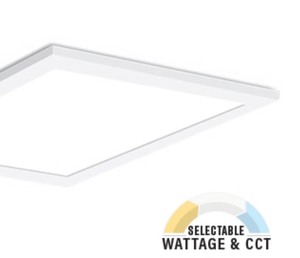 lot 28 image: LED 2X2 SPEC-SELECT BACK LIT FLAT PANEL, WATTAGE AND CCT SELECTABLE, DIMMABLE, 120-277V