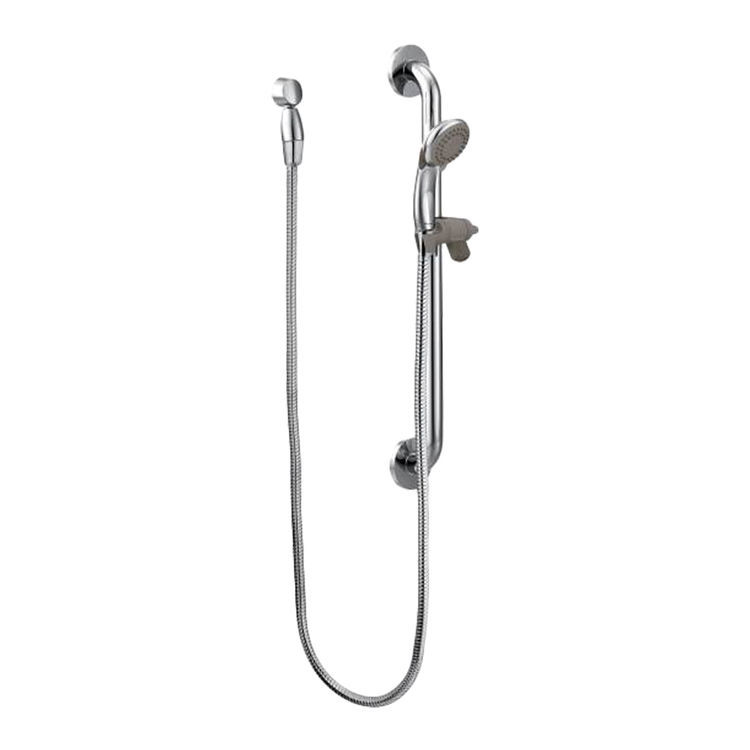 lot 306 image: Cleveland 40124 Capstone Chrome Handheld Shower With Grab Bar