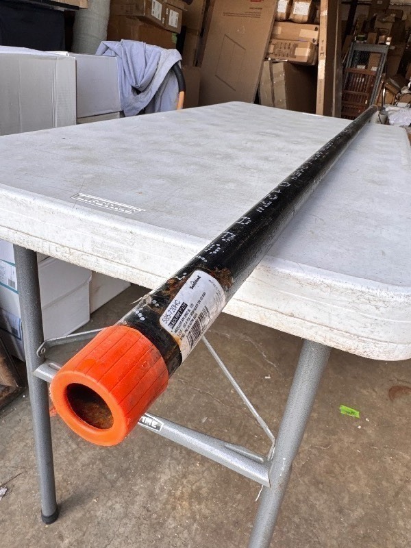 lot 455 image: New Southland 12 in. x 72 in. Black Steel Schedule Mueller 40 Pipe