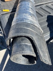 lot 132 image: 8 Truck Bed Mat Rubber Ribbed Design