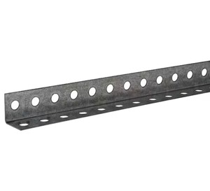 lot 111 image: PUNCHED ANGLE 18 GAUGE 1-14 in x 96 in EVERBILT ZINC PLATED - Bundle or 4