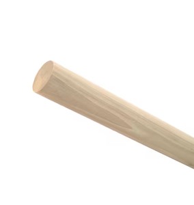 lot 102 image: 2 Pieces Hardwood Round Dowel - 48 in. x 1.75 in. - Sanded and Ready for Finishing - Versatile Wooden Rod for DIY Home Projects