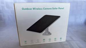 lot 769 image: Solar Panel for Outdoor Wireless Security Camera