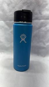 lot 801 image: Hydro Flask Wide Mouth Water Bottle - Pacific Blue