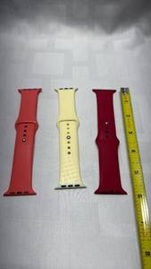 lot 810 image: Apple Watch Sport Band Bundle - 3 Colors 41mm