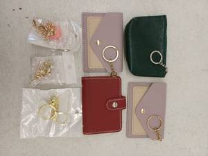 lot 10117 image: Lot Of Card Holder, Coin Pouch, And More