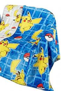lot 10149 image: Pokmon Reversible Throw Blanket 60 x 70