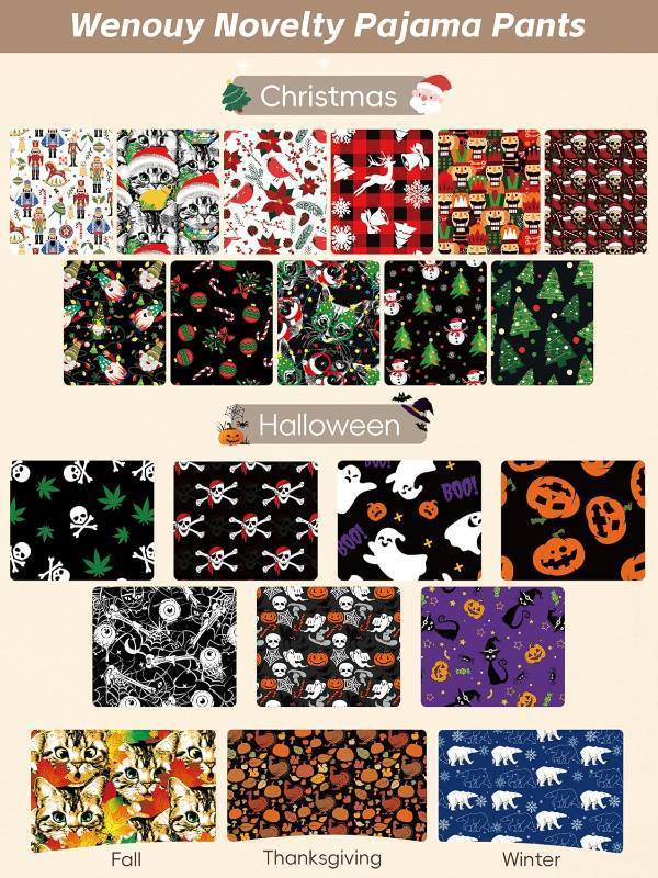 lot 69216 image: Large LARGE Mens Pajama Pants Pirate Mens Pajama Bottoms Sleep Lounge Pj Pants for Men With Drawstring SKULL PIRATE PATTERN SEE PHOTOS