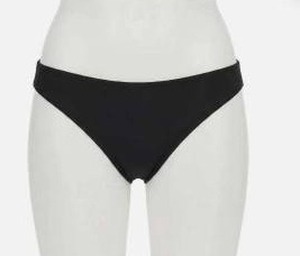 lot 10173 image: Steve Madden Basic Hipster Bikini Bottom Raven Black, Large