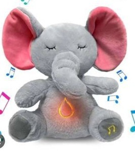lot 11748 image: Anxiety Relief  Sleeping Plush with Realistic Breathing Motion & Soothing Music & Lights