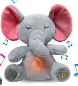 lot 11754 image: Anxiety Relief  Sleeping Plush with Realistic Breathing Motion & Soothing Music & Lights