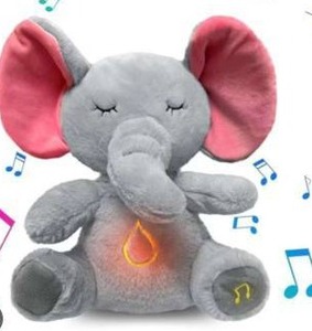 lot 11758 image: Anxiety Relief  Sleeping Plush with Realistic Breathing Motion & Soothing Music & Lights