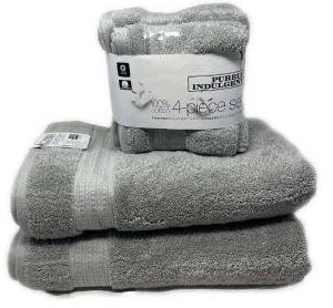 Purely Indulgent 6-Piece Towel Set Silver
