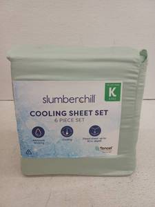 lot 11816 image: Slumberchill Cooling Sheet Set King 6 Piece